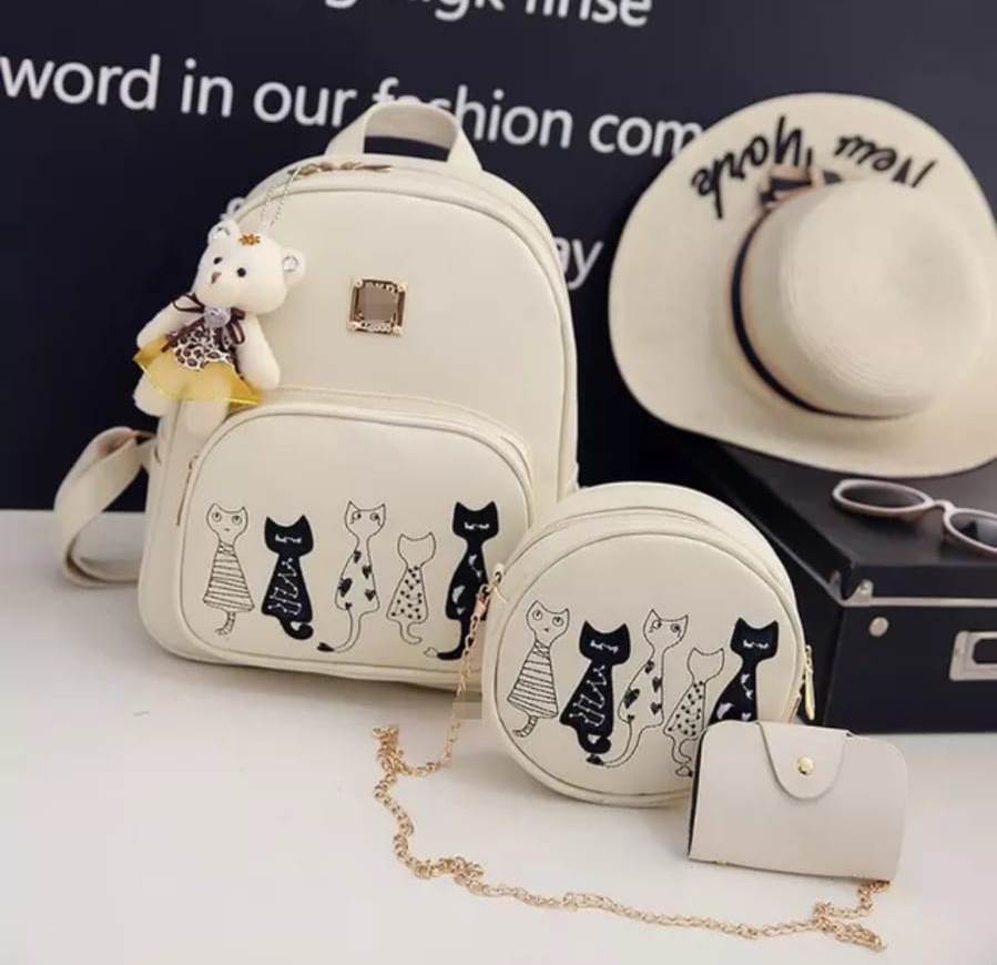 Rucsac dama bej 3 in 1 Alina biashoes.ro imagine reduceri